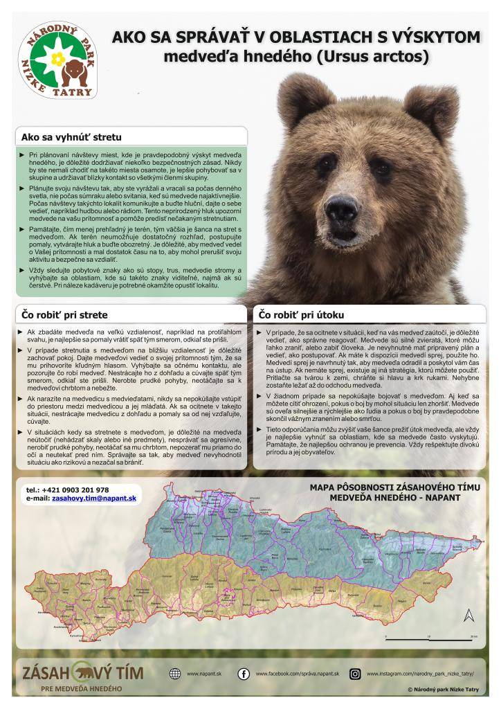 Správa poskytuje cenné rady, ako sa správať v oblastiach s výskytom medveďa hnedého, aby sa predišlo nebezpečným stretnutiam. Zameriava sa na prevenciu a správne reakcie v prípade útoku medveďa.