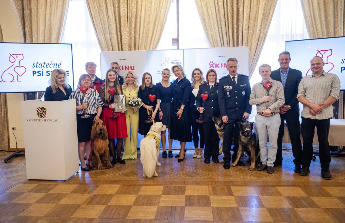 Vyhlášení výsledků 15. ročníku záchranářské ankety Statečné psí srdce