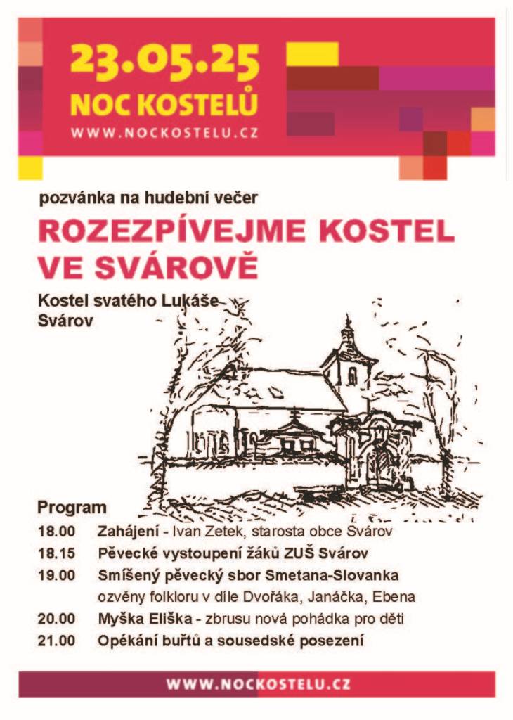 Noc kostelů - Svárov 2025