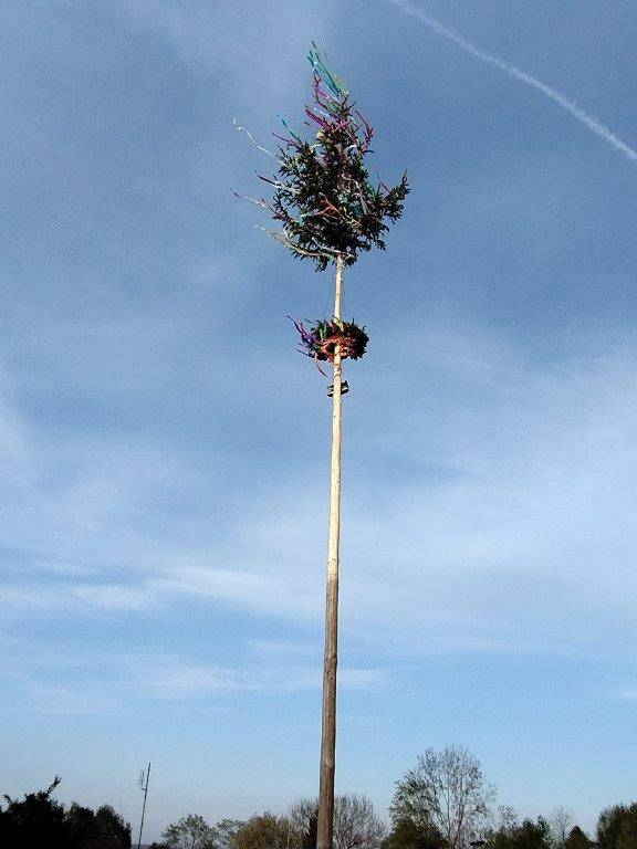 Vloni se v Adršpachu stavěla májka poprvé a vydržela celý měsíc.