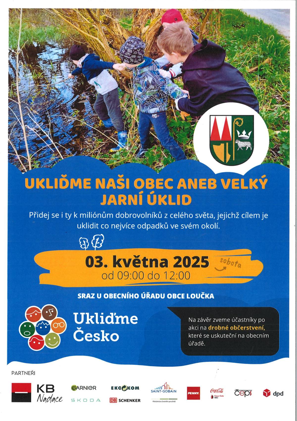 V Loučce v sobotu 3.května 2025, sraz u obecního úřadu.