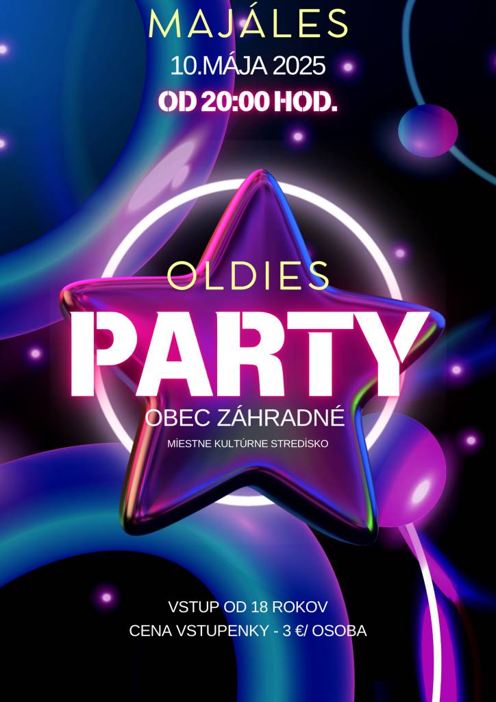 Príďte sa zabaviť na OLDIES PARTY.