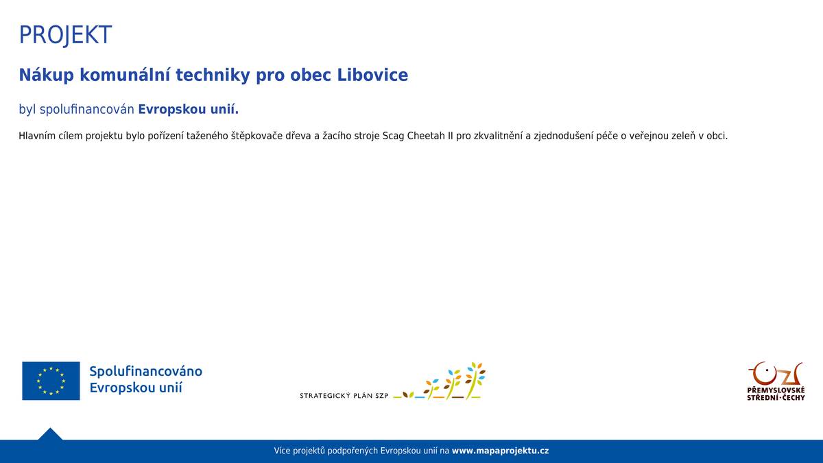 Pořízeno s dotací 882 tis. Kč.