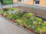 ... a upravené zahrádky.