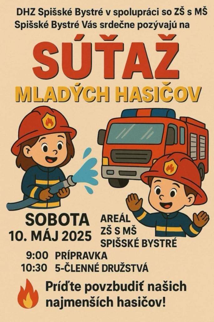 sobota 10. máj 2025, areál ZŠ s MŠ Spišské Bystré