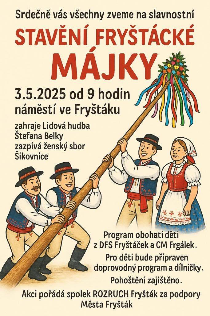 Fotografie z akce 3. 5. 2025 - Spolek Rozruch Fryšták. Foto Roman Sehnal.