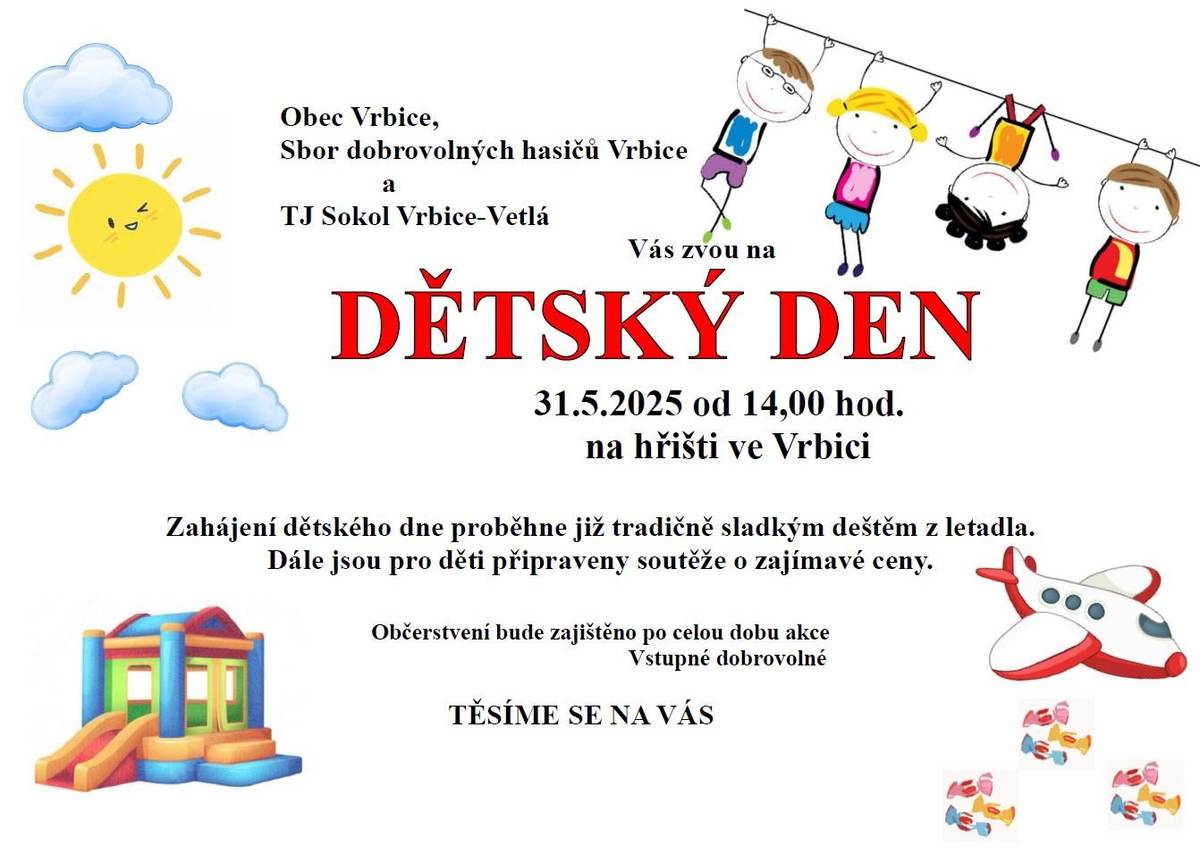 Pozvánka na dětský de