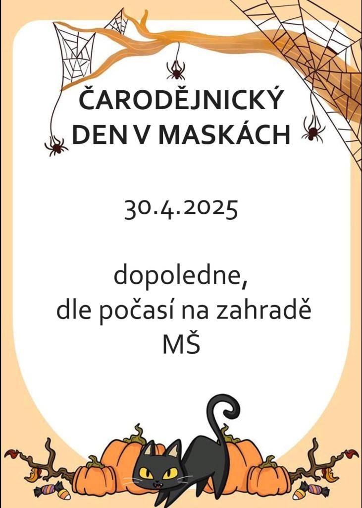 30.4.  soutěžní dopoledne na zahradě MŠ