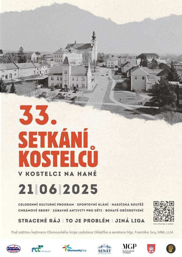 Přijďte na celodenní kulturní program v Kostelci na Hané, který nabídne sportovní klání, hasičskou soutěž, chrámové sbory a zábavné aktivity pro děti. Těšit se můžete také na bohaté občerstvení.  Pro rezervaci vyplňte formulář.