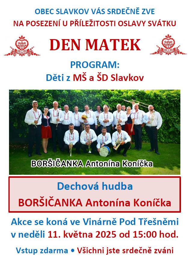 v neděli 11.5.2025  od 15:00 hodin  ve Vinárně Pod Třešněmi  ...