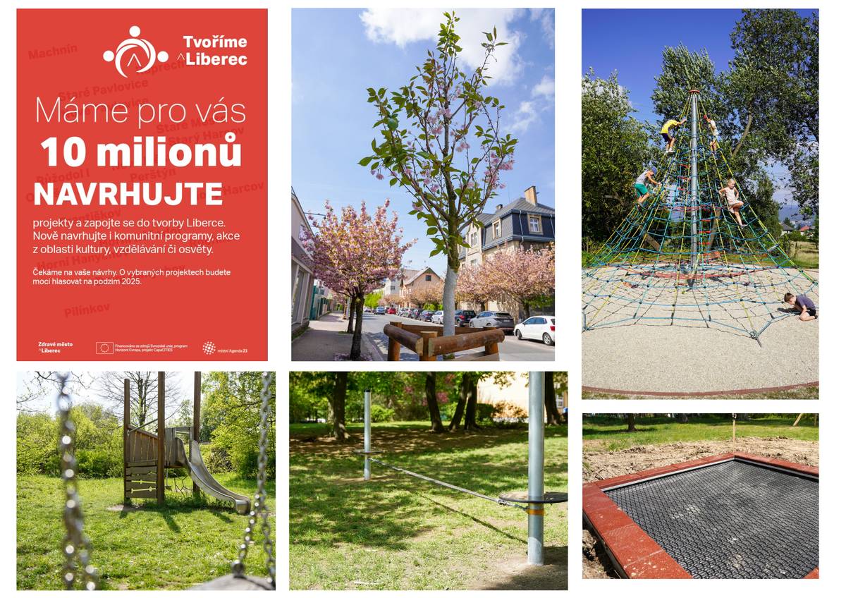 Město Liberec již pátým rokem pořádá participativní rozpočet, kde můžete rozhodnout o tom, jak zlepšit naše město. Nacházíme se právě v polovině období pro podávání návrhů, a vaše nápady jsou pro nás klíčové! Máte-li skvělý nápad na projekt, který by mohl zlepšit veřejný prostor, komunitní život či infrastrukturu, neváhejte a přihlaste jej. Váš návrh může být tou změnou, kterou Liberec potřebuje. Více informací o tom, jak podat návrh a zapojit se do procesu participativního rozpočtu, naleznete na webu www.tvorimeliberec.cz. A právě díky společné práci a zapojení veřejnosti letos rozšiřujeme participativní rozpočet i na měkké akce. Teď je ta pravá chvíle se zapojit! Společně tvoříme nejen prostor, ale i zážitky, které dávají našemu městu duši. Jak to funguje? Město je organizátorem všech těchto akcí. Občané mají možnost navrhnout zcela nové akce nebo vylepšit stávající události, které město již pořádá. Máte skvělý nápad? Pomozte nám ho uskutečnit! Hledáme inspirativní podněty, které přinesou do Liberce nové zážitky a posílí komunitní život. Díky vám můžeme vytvořit ještě více příležitostí ke společnému setkávání, vzdělávání i zábavě!  Kulturní a společenské akce – slavnosti, festivaly, koncerty, divadelní představení  Vzdělávací a ekologické akce – workshopy, ekologické projekty, přednášky  Rodinné a dětské akce – aktivity pro děti, sportovní události, tematické dny. Tvořme Liberec i událostmi, které spojují lidi!