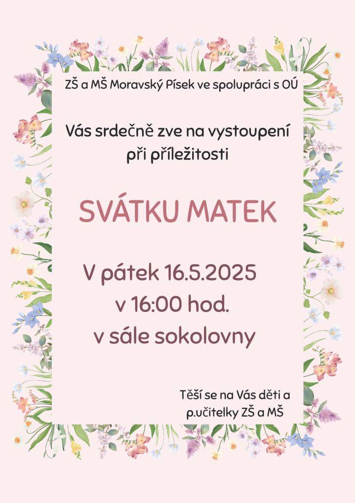 Vystoupení k Svátku matek