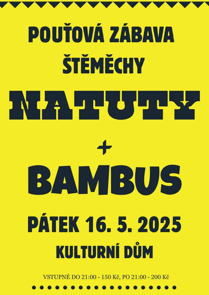 Pouťová zábava Štěměchy - KD