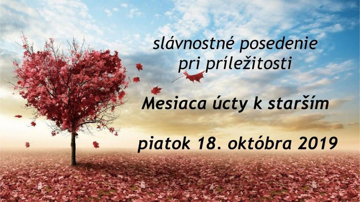v piatok 18. októbra 2019 o 13:00 hodine sa v Bistre STOP konalo slávnostné posedenie pri príležitosti   Mesiaca úcty k starším.