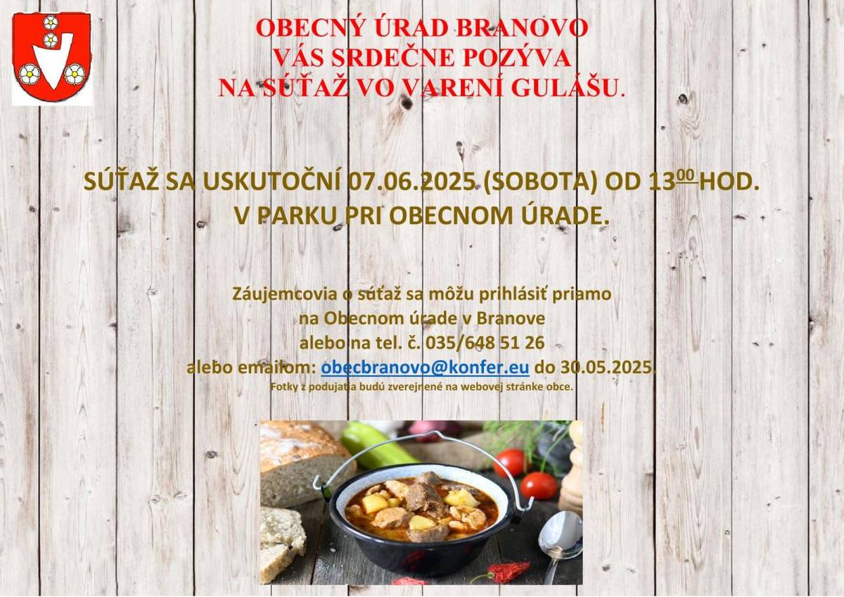 Súťaž vo varení guláša 2025