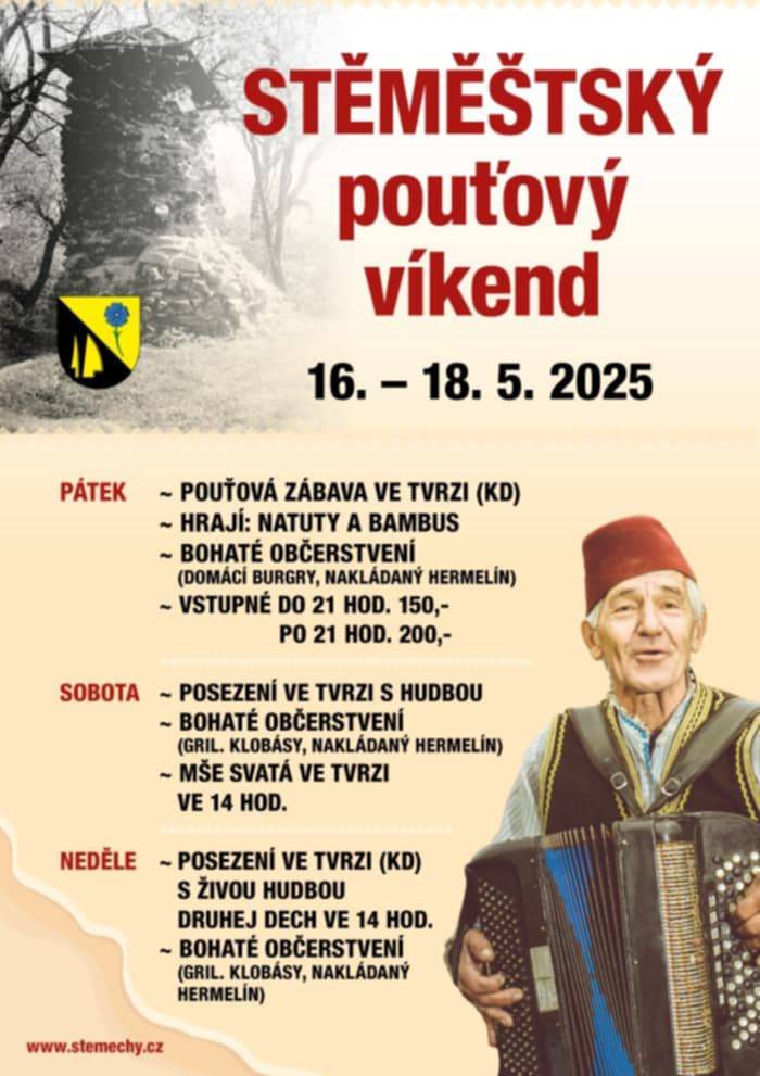 Pouťový víkend 16. - 18. 5. 2025
