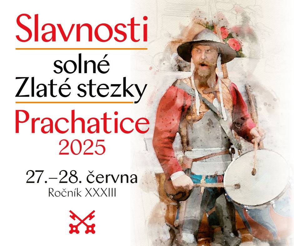 🔔 Už 27. a 28. června se Prachatice promění ve středověké město plné hudby, historie a zábavy pro celou rodinu! 🏰🎶 ✨ Na co se můžete těšit? 🎤 4 scény, každý si najde to své:  Velké náměstí: Zahájení, historická ceremonie a koncerty – O5 a Radeček, Wohnout, Jamaron, Marpo, MikAel a DJ Martin Hájek z rádia KISS! Parkán: Středověký svět s tržištěm, šermíři a řemeslníky. Štěpánčin park: Tradiční dechovka a regionální kultura. Hospicový park: Kouzelný svět pro děti – dílničky, pohádky, atrakce! 🎠  👑 Sobotní historický průvod s karavanou a Monikou Absolonovou v čele (vystoupí v 11:00 na Velkém náměstí)! 🆓 Vstupné zůstává nezměněné! 📲 Kompletní program a novinky 👉 www.slavnosti.prachatice.eu Sledujte nás také na FB a IG @mestoprachatice! 🗓️ Zapište si termín a přijďte s námi slavit historii, kulturu a skvělou atmosféru! ❤️