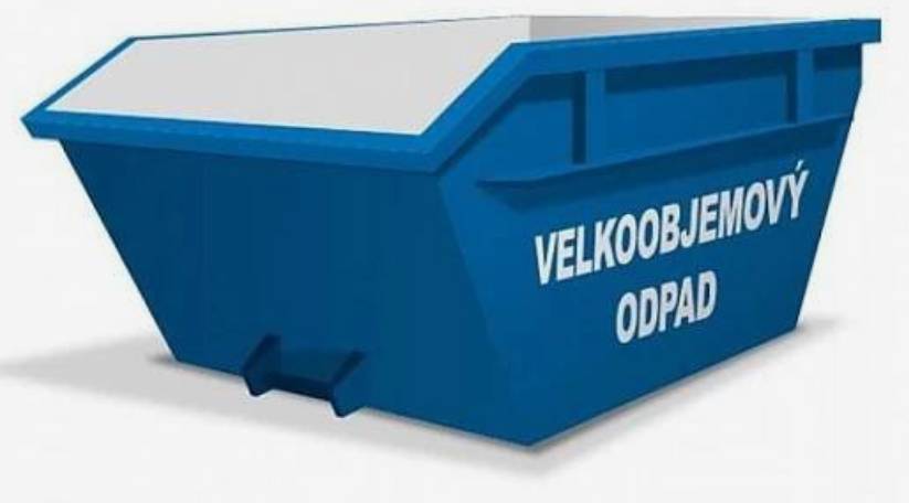 Od odpoledne 16.5. do rána 19.5. bude za budovou OÚ přistaven kontejner na velkoobjemový odpad. Upozorňujeme, že do tohoto kontejneru nepatří elektronika ani pneumatiky, Děkujeme