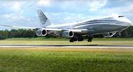 Boeing 747-8i, který plánuje Donald Trump převzít jako dar od Kataru.