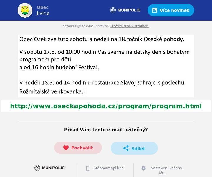 http://www.oseckapohoda.cz/program/program.html