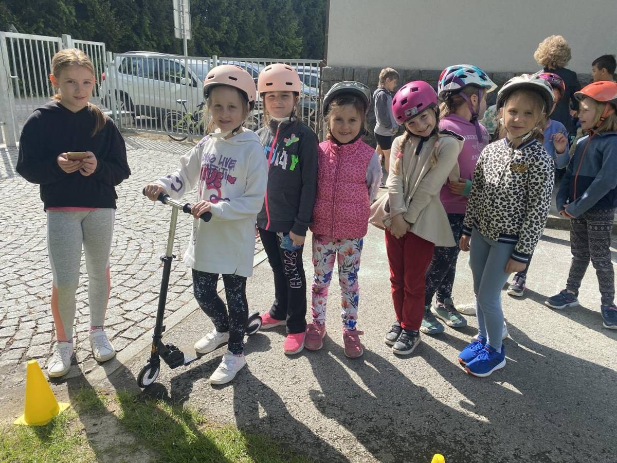 První třída na dopravní olympiádě