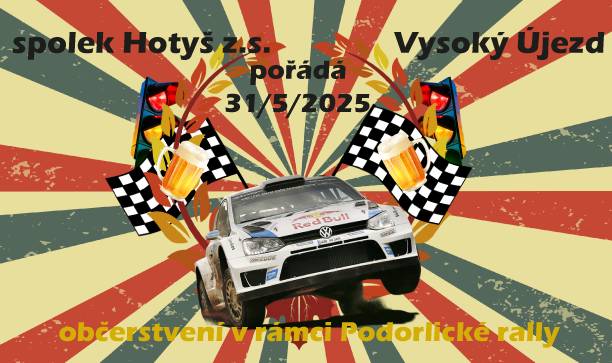 pořádá 31/5/2024 od 9:00 občerstvení v rámci Podorlické rally
