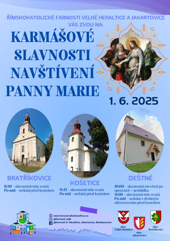 Karmášové slavnosti v Deštné - 1. 6. 2025