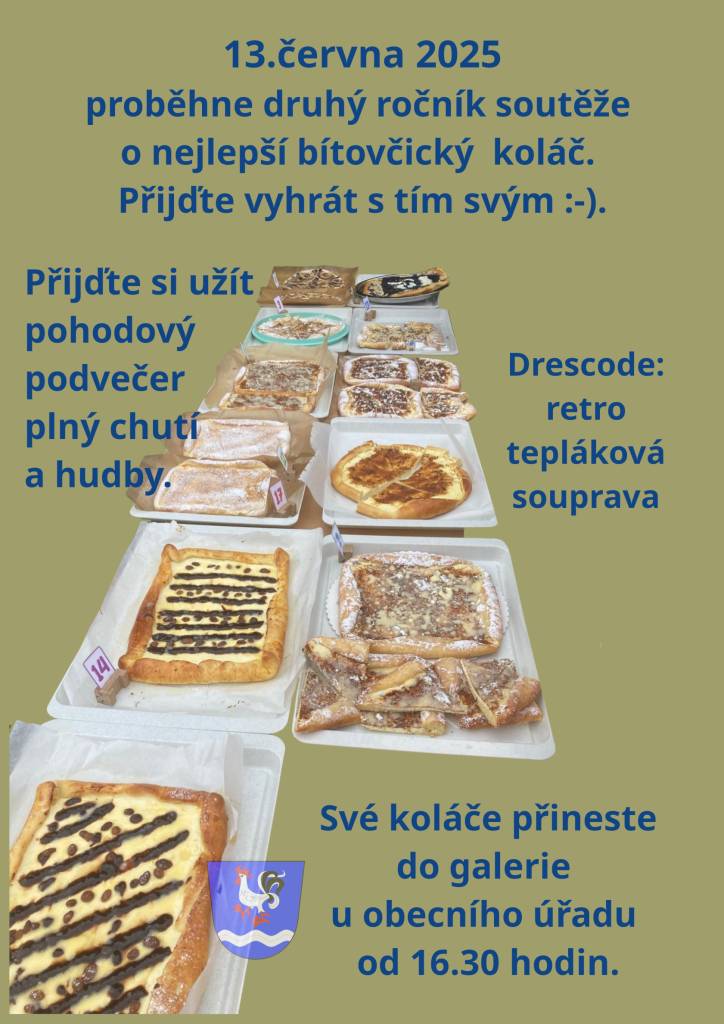 soutěž o nejlepší bítovčický koláč.