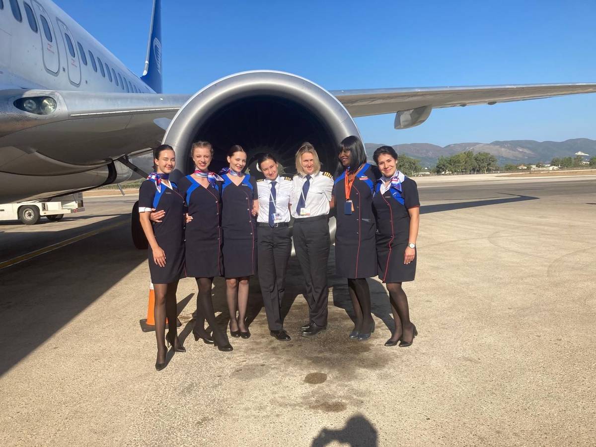 Žen v letectví přibývá, Janě se mnohokrát poštěstil i let s čistě ženskou posádkou.