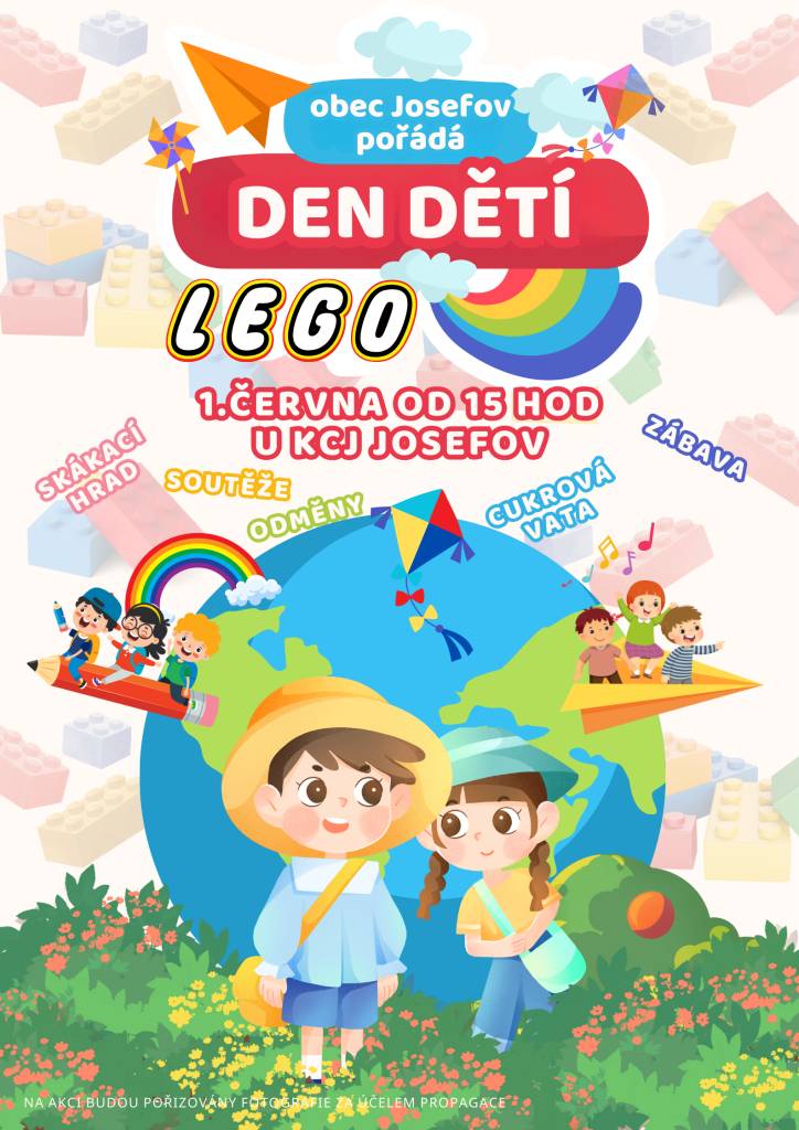 V neděli 1. června 2025 oslavíme Den dětí plný her a soutěží.