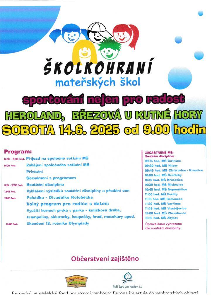 Sportování nejen pro radost.  Sobota 14.6.2025
