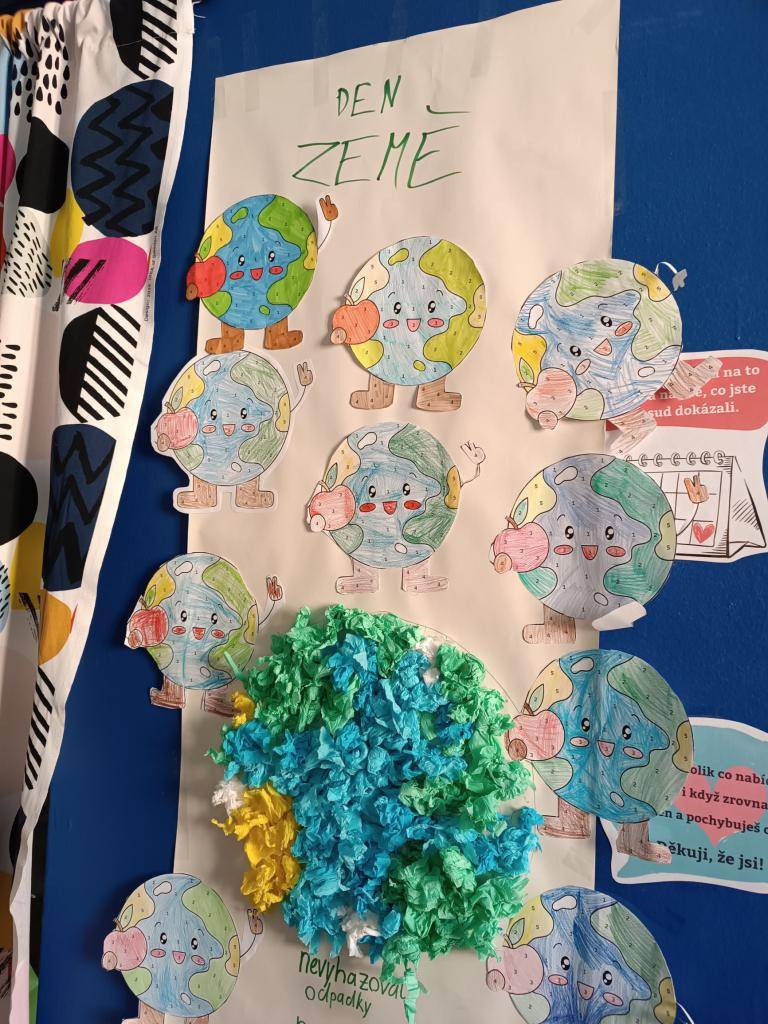 Letos jsme si ve škole opět připomněli Den Země – svátek, který nás učí, jak důležité je chránit naši planetu. Prvňáčci a čtvrťáčci se zapojili do různých aktivit, které jim přiblížily krásu přírody a potřebu její ochrany.