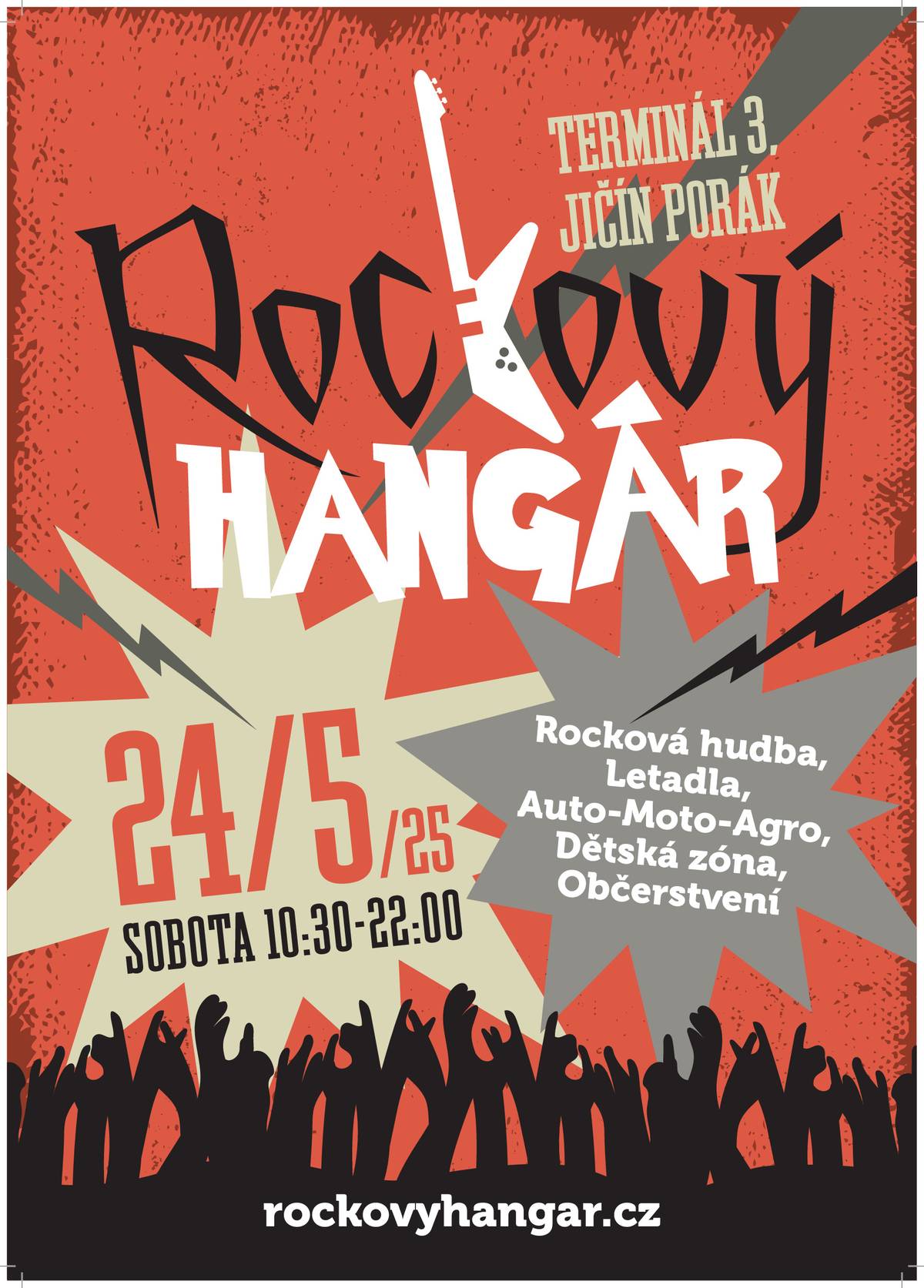 Akce pořádaná Aeroklubem letiště Jičín 24.5. od 10:30 hod - více na www.rockovyhangar.cz