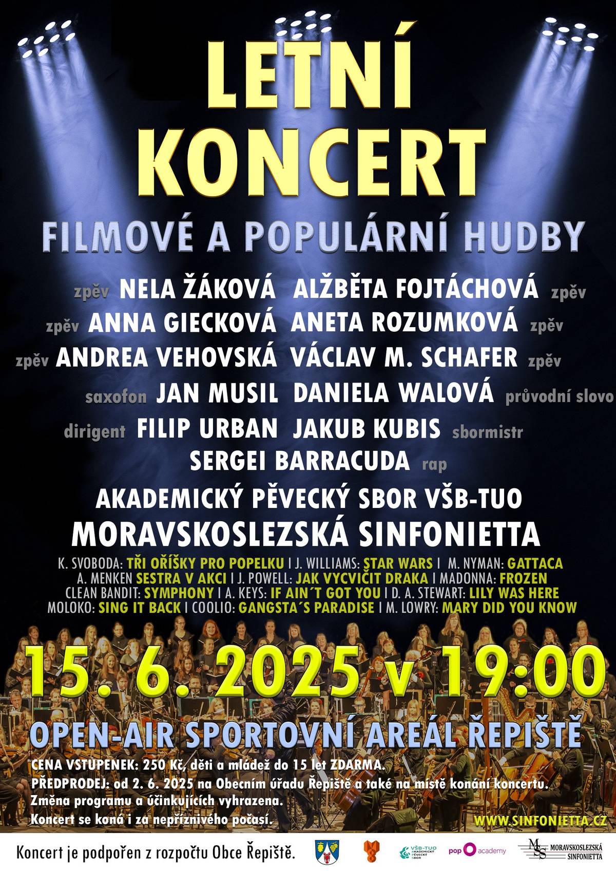 19:00 OPEN-AIR SPORTOVNÍ AREÁL ŘEPIŠTĚ