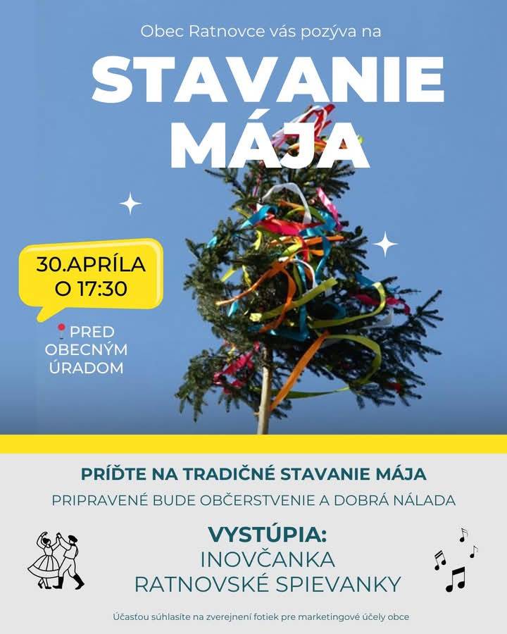 Slávnostné stavanie mája 2025