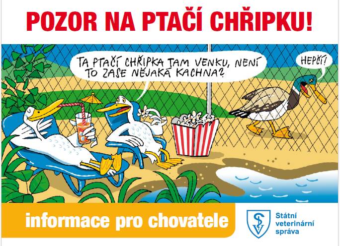 Informace pro chovatele - Ptačí chřipka