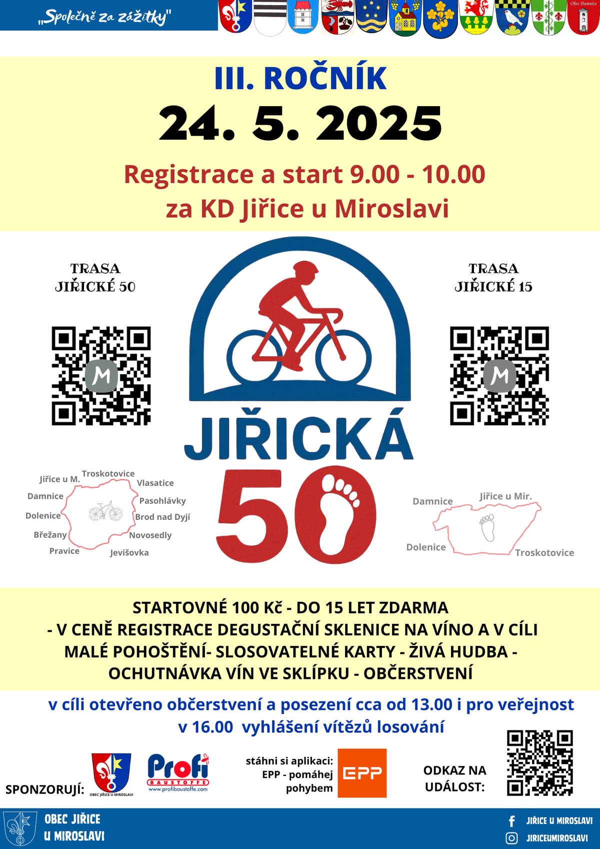 1/  TJ Jevišovka zve děti i rodiče na Sportovní odpoledne, které se bude konat tuto sobotu 24. 5. 2025 od 15 hodin v prostorách areálu volnočasových aktivit a víceúčelového hřiště.  Následovat bude turnaj ve volejbalu pro všechny zájemce. Občerstvení a drobné ceny pro všechny účastníky zdarma. Srdečně svou pořadatelé.  2/  Místní knihovna připomíná čtenářům, že dnes od 15 do 17 h je pravidelné půjčování knih. Žádá čtenáře, kteří delší dobu knihovnu nenavštívili, aby přišli alespoň vrátit vypůjčené knihy,