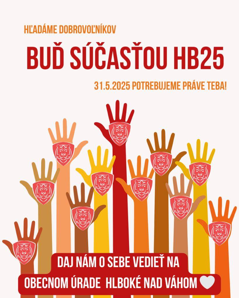 Buď súčasťou 31.05.2025