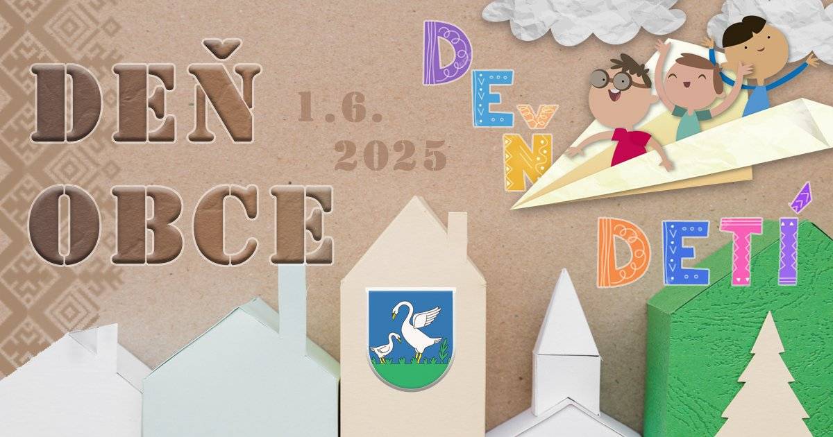 Všetkých srdečne pozývame 1. JÚNA 2025 na futbalové ihrisko vo Vyšnej Šebastovej. Doobeda bude u nás už 36. ročník cestného behu ŠEBEŠSKÁ PÄTNÁSTKA (bližšie informácie na tomto webe) a poobede pokračujeme DŇOM OBCE spojeným s oslavou DŇA DETÍ...    14:30 Divadlo pre deti Aurora  ...pokračuje ľudové pásmo:  ĽH Šarkane FS Čavargoše    A na záver o 18:00 nás príde rozveseliť VILO KALMAN (z DRIŠĽAKu) ,,HUTORISTA'' ňe Paly ? a jeho BALAMUTTA. Zábavné stretnutie s legendárnymi pesničkami i novými hitmi s vtipným rozprávaním.   Počas celého popoludnia nás bude sprevádzať DJ IgINo.     Nebude chýbať maľovanie na tvár a airbrushing, skákacie hrady, poľovnícky guláš a ďalšie občerstvenie...     Všetci ste srdečne pozvaní.