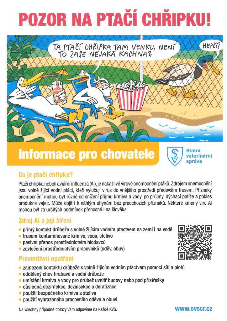 Ptačí chřipka je nakažlivé virové onemocnění ptáků, které může mít vážné důsledky. Je důležité dodržovat opatření pro prevenci přenosu viru.