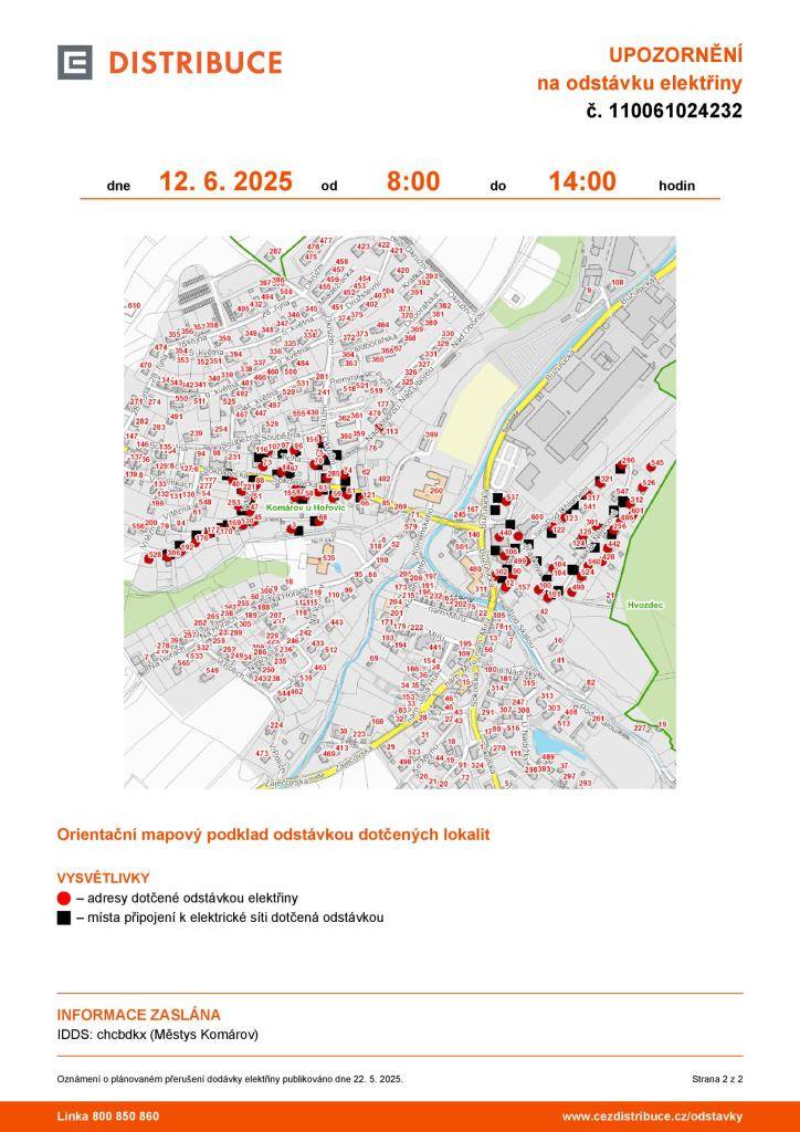 Čtvrtek 12.6.2025 od 8:00 do 14:00