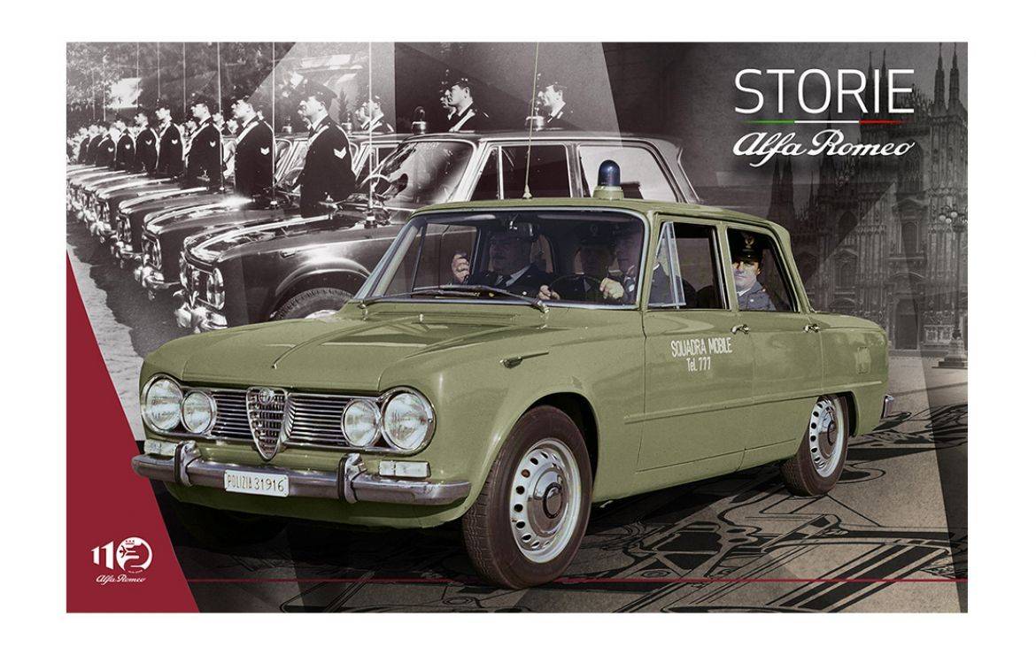 Italští karabiníci jezdí Alfami Romeo už od 50. let. Zde model Giulia.