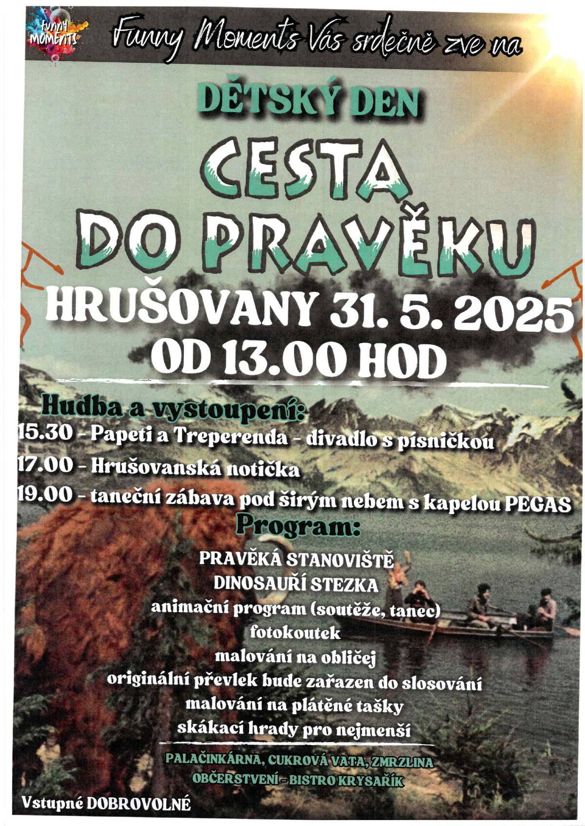 Kulturní akce v okolí - Hrušovany 31.5.2025 Dětský den, Polepy 21.6.2025 Svatojánská pouť