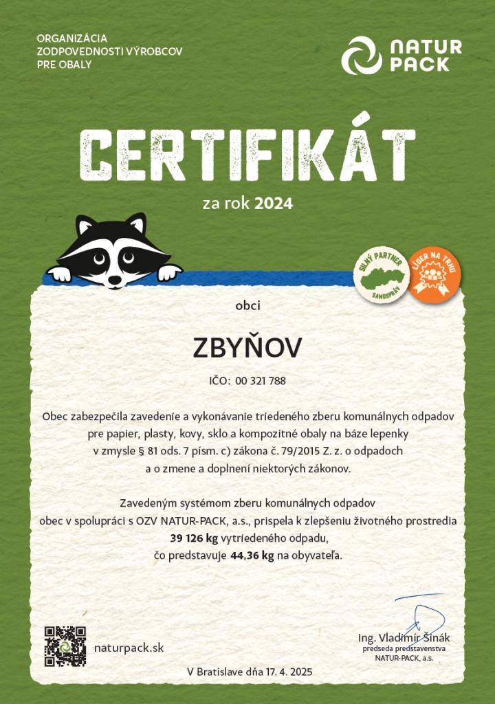 Certifikát