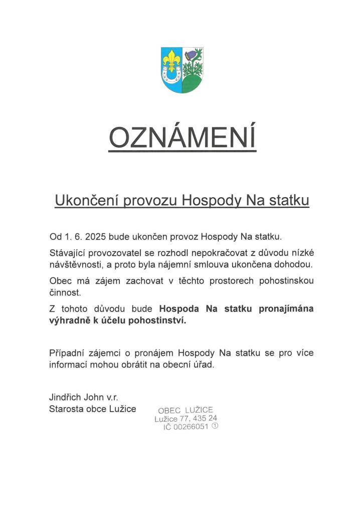 ukončení od 1. 6. 2025