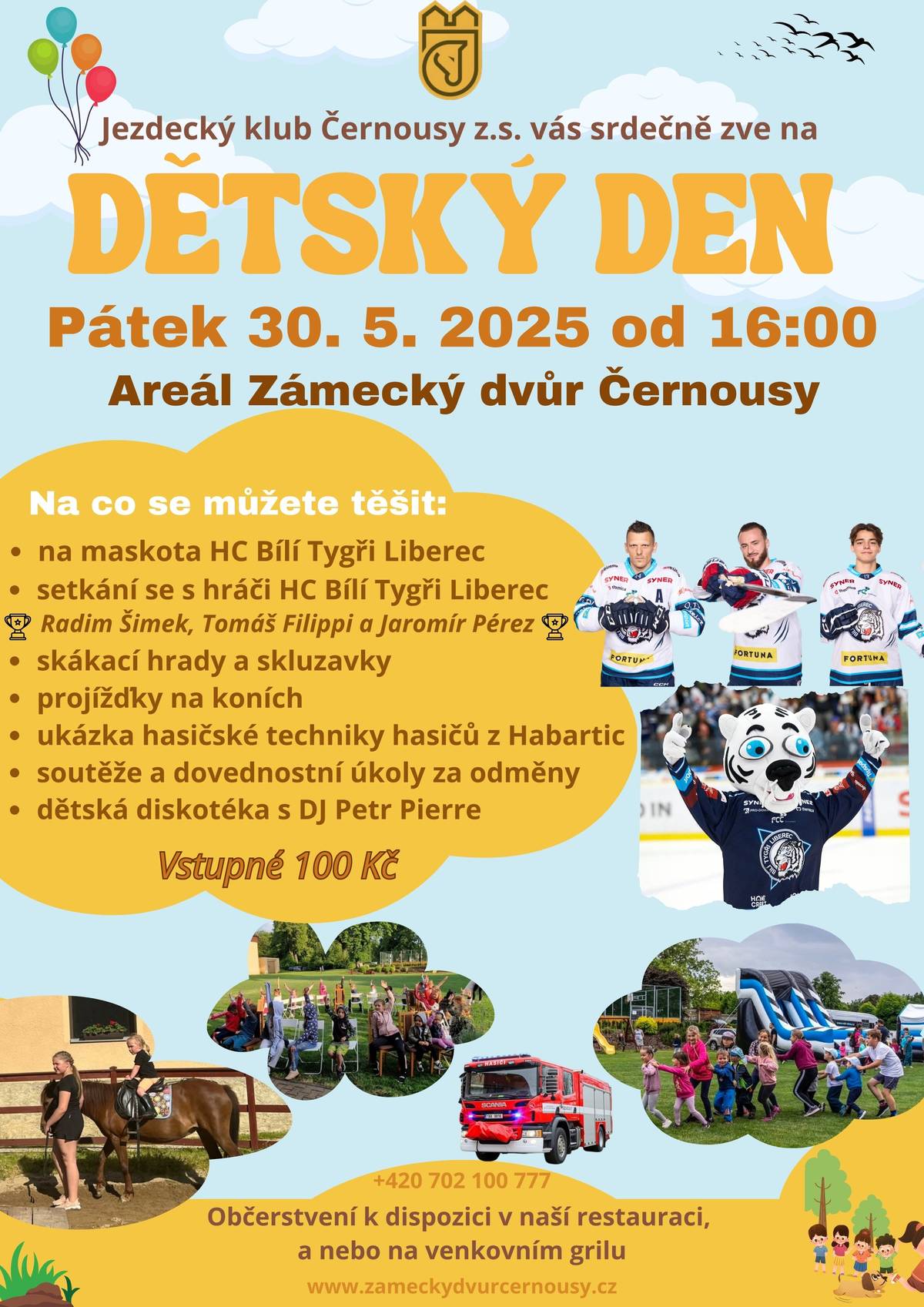 Den dětí v Zámeckém Dvoře v Černousích 30.5. 2025 od 16:00hod