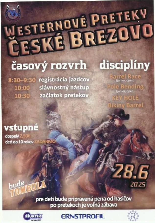 Westernové preteky - České Brezovo - 28.6.2025