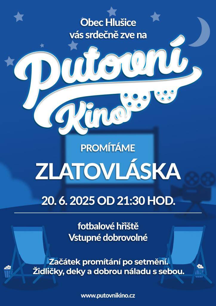 Kino v Hlušicích na hřišti!!!!