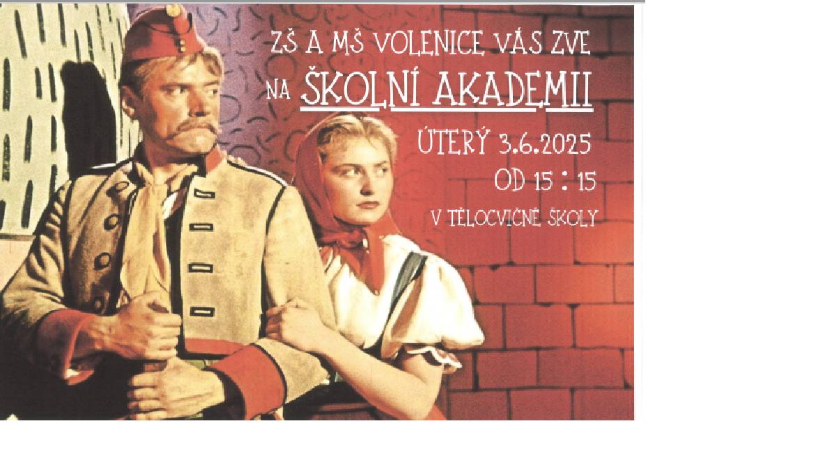 Pozvánka na školní akademii
