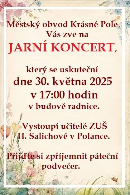 Jste srdečně zváni.